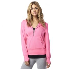 Толстовка женская Fox Zeal Po Hoody, неоновый розовый 2016, Вариант УТ-00071424: Размер: L , изображение  - НаВелосипеде.рф
