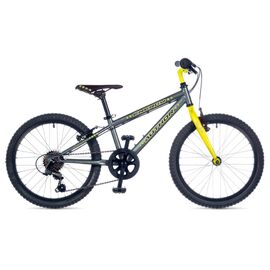 Детский велосипед Author Energy SX 20" 2018, Вариант УТ-00059432: Рама: 10" (Рост: 115 - 135 см), Цвет: серый/желтый, изображение  - НаВелосипеде.рф