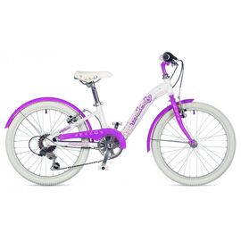 Детский велосипед Author Melody 20" 2018, Вариант УТ-00059433: Рама: 10" (Рост: 115 - 135 см), Цвет: белый/фиолетовый, изображение  - НаВелосипеде.рф