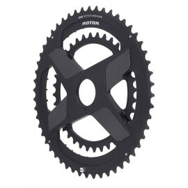 Звезда Rotor Chainring Aldhu 3D+ Direct Mount Din Round, черный, 53/39t, C01-515-08010-0, изображение  - НаВелосипеде.рф