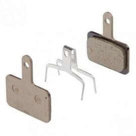 Тормозные колодки Shimano K02S Resin Pads, композитный состав, с пружинками и шплинтом, Y8N398010, изображение  - НаВелосипеде.рф