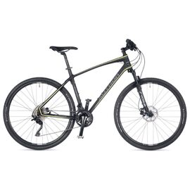 Гибридный велосипед AUTHOR Synergy (700С) 2018, Вариант УТ-00077106: Рама 18" (Рост 167-178 см ) Цвет серый/желтый, изображение  - НаВелосипеде.рф