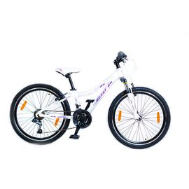 Подростковый велосипед HORST Fancy 24" 2018, Вариант УТ-00075788: Возраст: 9-15 лет (Рост: 128-145 см), Цвет: белый/фиолетовый, изображение  - НаВелосипеде.рф