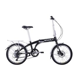Складной велосипед Dewolf Micro 1 20" 2016, Вариант УТ-00068174: Размер: one size, Цвет: черно-белый, изображение  - НаВелосипеде.рф