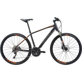 Городской велосипед Giant Roam 0 Disc 28" 2018, Вариант УТ-00073751: Рама: L (Рост: 175 - 180 cm), Цвет: антрацит/ярко-оранжевый, изображение  - НаВелосипеде.рф