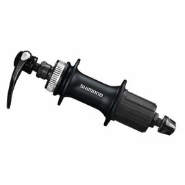Втулка SHIMANO FH-RM35, задняя, под кассету, 8-10-скоростей, под диск, с эксцентриком, AFHRM35BZAL5, изображение  - НаВелосипеде.рф