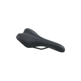 Седло KELLYS KICKSTARTER спортивное для MTB, 266х157мм, черный, ZKE18536, изображение  - НаВелосипеде.рф
