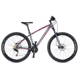 Горный велосипед AUTHOR Traction ASL 27,5" 2018, Вариант УТ-00079507: Рама: 16" (Рост: 155 - 170 см), Цвет: серый/розовый/белый, изображение  - НаВелосипеде.рф