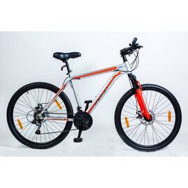 Горный велосипед HORST Jager 26" 2018, Вариант УТ-00078635: Рама: 17" (Рост: 155 - 170 см), Цвет: серебро-красный, изображение  - НаВелосипеде.рф