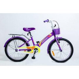 Детский велосипед HORST Welpe 20" 2018, Вариант УТ-00078652: Рама: 10" (Рост: 115 - 135 см), Цвет: фиолетовый/жёлтый/оранжевый, изображение  - НаВелосипеде.рф