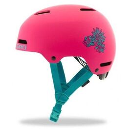 Велошлем детский Giro DIME FS BMX, матовый светло-розовый цветок, 2018, Вариант УТ-00078012: Размер: S (51-55 см), изображение  - НаВелосипеде.рф