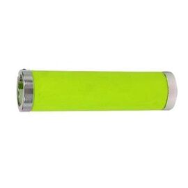 Ручки на руль HORST H231 TwoSideLock, 130мм, резиновые, неоновые, 00-170477, изображение  - НаВелосипеде.рф