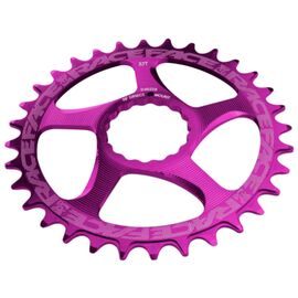 Звезда Race Face Cinch Direct Mount 34T, фиолетовый, RNWDM34PUR, изображение  - НаВелосипеде.рф