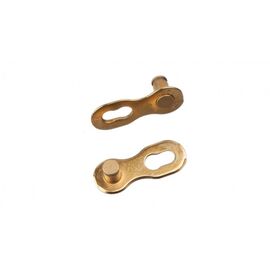 Замок для цепи KMC CL550G, 11ск, 11/128", Gold, CL550G03, изображение  - НаВелосипеде.рф