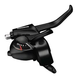 Переключатель SHIMANO TOURNEY ASTEF41R6AL, шифтер+торм. ручка, 6скор, правый, черный, 2-8121, изображение  - НаВелосипеде.рф