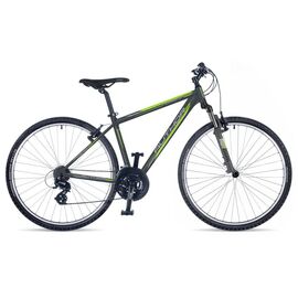 Гибридный велосипед Author Horizon 2019, Вариант УТ-00102033: Рама: 16", Цвет: серый-салатовый, изображение  - НаВелосипеде.рф