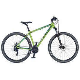 Горный велосипед Author Rival 29" 2019, Вариант УТ-00102062: Рама: 17", Цвет: зелено-черный, изображение  - НаВелосипеде.рф