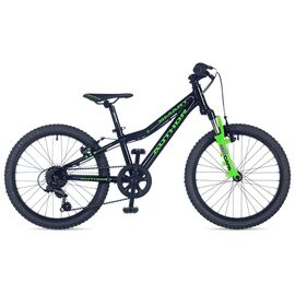 Детский велосипед Author Smart 20" 2019, Вариант УТ-00102108: Рама: 10" (Рост: 115 - 135 см), Цвет: черно-зеленый, изображение  - НаВелосипеде.рф