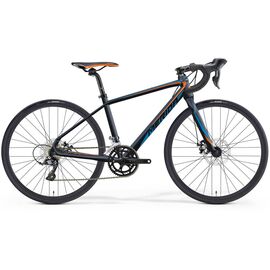 Подростковый велосипед Merida Mission Road 24" 2018, Вариант УТ-00073881: Рама: 39 cm, Цвет: черно-оранжево-синий , изображение  - НаВелосипеде.рф