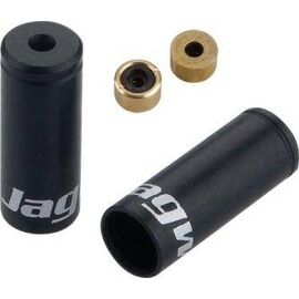Наконечник рубашки Jagwire End Cap Sealed, 4,5 мм Alloy, черный, BOT112BJ, изображение  - НаВелосипеде.рф