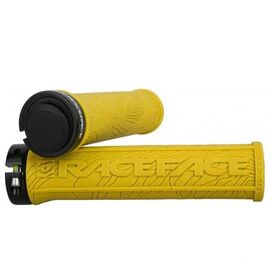 Ручки Race Face Half Nelson Lock On Grips, желтый, AC990064, изображение  - НаВелосипеде.рф