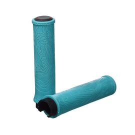 Ручки Race Face Half Nelson Lock On Grips, бирюзовый, AC990065, изображение  - НаВелосипеде.рф