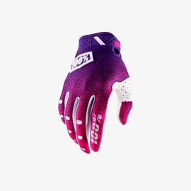 Велоперчатки 100% Ridefit Glove, розово-фиолетовый, 2018, 10001-053-11, Вариант УТ-00079323: Размер: M , изображение  - НаВелосипеде.рф