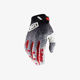 Велоперчатки 100% Ridefit Glove, Black/White, 2018, 10001-059-12, Вариант УТ-00079316: Размер: L , изображение  - НаВелосипеде.рф