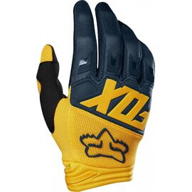 Велоперчатки Fox Dirtpaw Glove, сине-желтые, 2019, 22751-046-L, Вариант УТ-00097016: Размер: L, изображение  - НаВелосипеде.рф