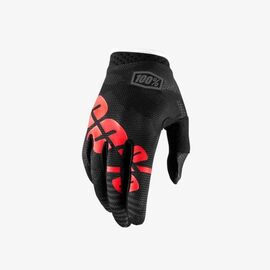 Велоперчатки подростковые 100% ITrack Youth Glove, черный, 2018, 10002-061-04, Вариант УТ-00079349: Размер: L , изображение  - НаВелосипеде.рф