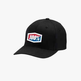Бейсболка 100% Classic Hat Flexfit, черный, 2018, 20037-001, Вариант УТ-00079370: Размер: L/XL , изображение  - НаВелосипеде.рф