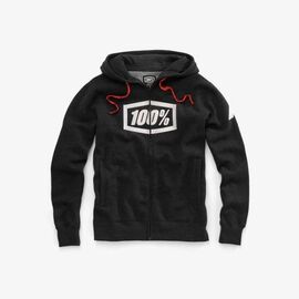 Толстовка 100% Syndicate Zip Hooded Sweatshirt, черно-белый 2018, Вариант УТ-00079403: Размер: L , изображение  - НаВелосипеде.рф