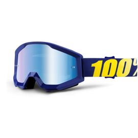 Веломаски 100% Strata Hope / Mirror Blue Lens, 50410-238-02, изображение  - НаВелосипеде.рф
