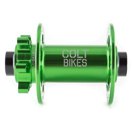Втулка велосипедная Colt Bikes, передняя, 32h, зелёный, C-F30G15, изображение  - НаВелосипеде.рф