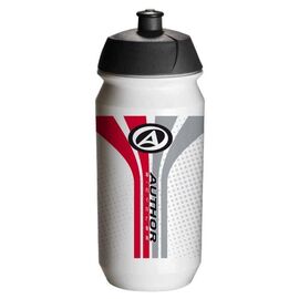 Фляга TACX/AUTHOR 100% биопластик. Lines 0.6л красно-белая  , 8-14064001, изображение  - НаВелосипеде.рф