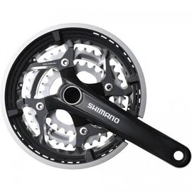 Система шатунов велосипедная Shimano Deore, M590, 175мм, 48/36/26T с кареткой,EFCM590E866CL, изображение  - НаВелосипеде.рф