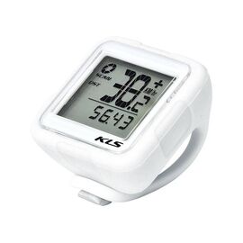 Велокомпьютер KELLYS REFLEX, 14 функций, беспроводной, белый, Cycle Computer REFLEX white, изображение  - НаВелосипеде.рф