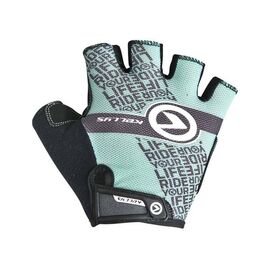 Велоперчатки KELLYS COMFORT, бирюзовые, Gloves COMFORT NEW turquoise L, Вариант УТ-00016964: Размер: L, изображение  - НаВелосипеде.рф