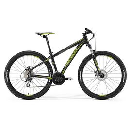 Горный велосипед Merida Big.Seven 20-MD 2017, Вариант УТ-00037355: Рама: 18.5" (Рост: 180 - 185 cm), Цвет: матовый черно-зеленый, изображение  - НаВелосипеде.рф