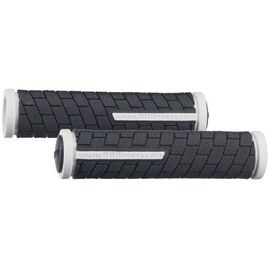 Грипсы велосипедные BBB DualGrip, 125mm, черный/белый, BHG-06, изображение  - НаВелосипеде.рф
