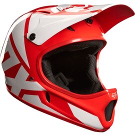 Велошлем Fox Rampage Race Helmet, красно-белый, 18632-054, Вариант УТ-00043061: Размер: L (59-60 см) , изображение  - НаВелосипеде.рф