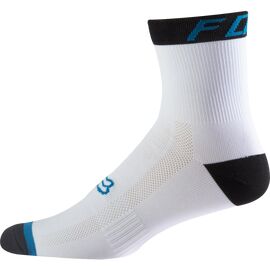 Носки Fox Logo Trail 6-inch Sock Teal, бело-синий, 18465-176-S/M, Вариант УТ-00043659: Размер: L/XL (42-47 см), изображение  - НаВелосипеде.рф
