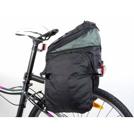 Велосипедная сумка AUTHOR Carry More LitePack 20 б/съемная с плечевым ремнем V=20л черная,8-15000098, изображение  - НаВелосипеде.рф