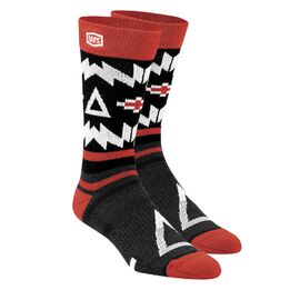 Носки 100% Jeronimo Athletic Socks, черно-красный, 2018, 24012-013-18, Вариант УТ-00079213: Размер: L/XL, изображение  - НаВелосипеде.рф