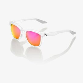 Очки велосипедные 100% Hudson Matte Translucent Crystal Clear / Purple Multilayer Mirror, 61028-010-72, изображение  - НаВелосипеде.рф