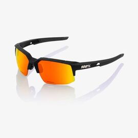 Очки велосипедные 100% Speedcoupe Soft Tact Black / HIPER Red Multilayer Mirror, 61031-100-43, изображение  - НаВелосипеде.рф