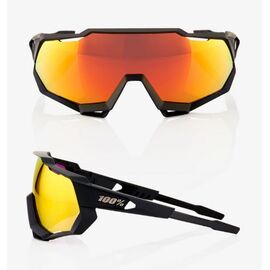 Очки велосипедные 100% Speedtrap Soft Tact Black / HiPER Red Multilayer Mirror, 61023-100-43, изображение  - НаВелосипеде.рф
