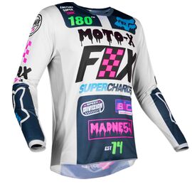 Велоджерси Fox 180 Czar Jersey, серый 2019, 21730-097-XL, Вариант УТ-00102758: Размер: L, изображение  - НаВелосипеде.рф