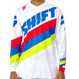 Велоджерси Shift White Tarmac Jersey, белый 2017, 17213-008-S, Вариант УТ-00080692: Размер: S, изображение  - НаВелосипеде.рф