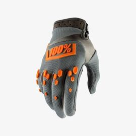 Велоперчатки 100% Airmatic Glove, серый, 2018, 10004-007-12, Вариант УТ-00079266: Размер: L , изображение  - НаВелосипеде.рф